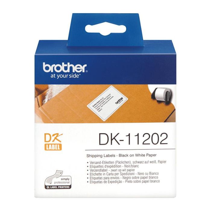 Brother Etiquetas Blancas Precortadas Para Envío 62x100 mm 300 Etiquetas Brother Etiquetas Blancas Precortadas Para Envío 62x100 mm 300 Etiquetas