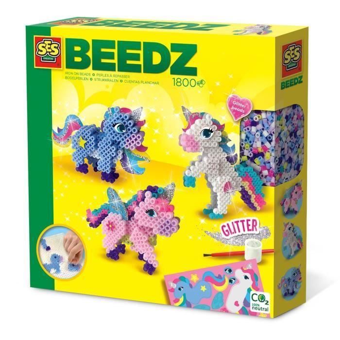 Ses Creative SES8710341062637 Perlas para planchar para crear Unicornios en 3D Ses Creative SES8710341062637 Perlas para planchar para crear Unicornios en 3D