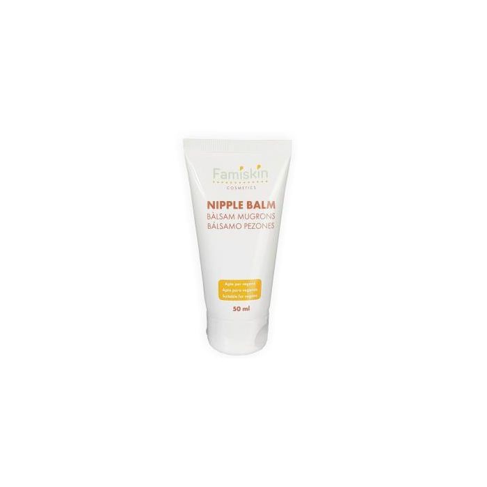 Famiskin Bálsamo para Pezones Bio 50ml con Aceite de Girasol, Calabaza y Oliva. Protege e Hidrata, Previene Rozaduras