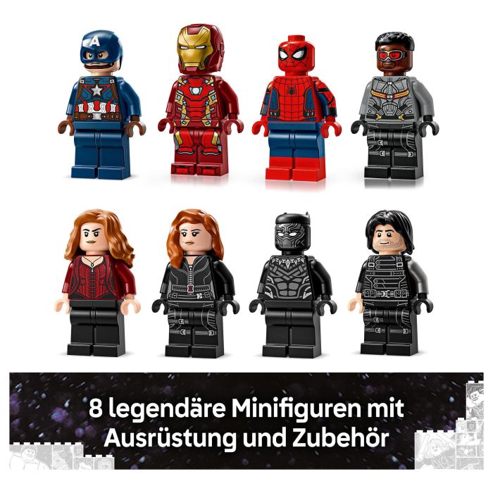 Lego Marvel 76314 La Batalla del Capitán América: Civil War Juguete para niño de 10 años 19