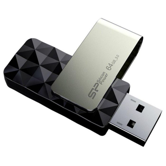 Memoria USB Silicon Power Blaze B30 64 GB Negro 2 Memoria USB Silicon Power Blaze B30 64 GB Negro 2