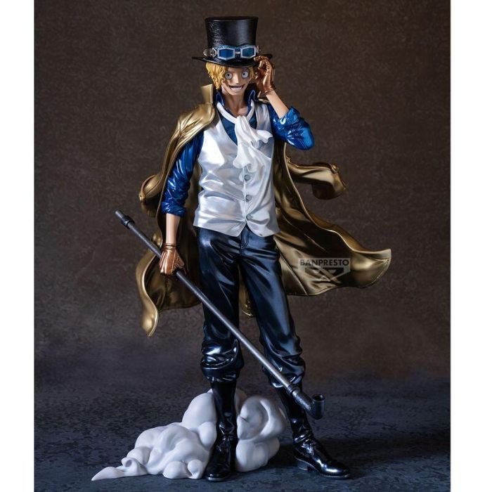Banpresto One Piece Premium The Metallic - Sabo Figura Pre-pintada 30 cm Acabado Metálico