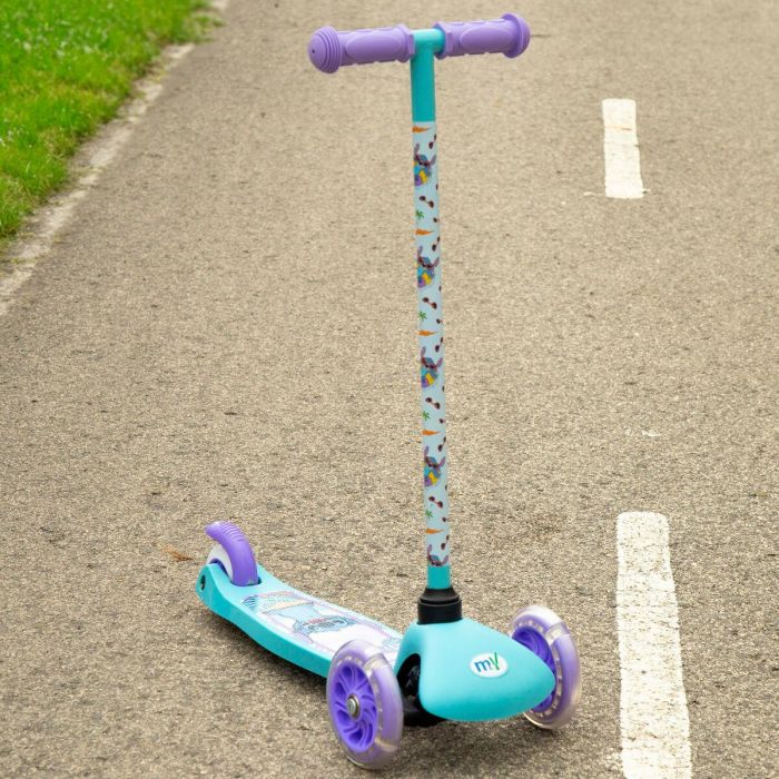 Patinete Scooter Stitch Goma Metal Plástico 5