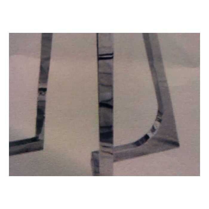 DKD Home Decor Marmol crome Consola Moderno Plateado Blanco Acero Mármol 150 x 45 x 80 cm 1