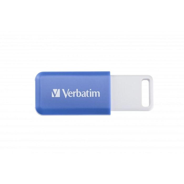Verbatim Pendrive 64GB USB 2.0 Azul, Hi-Speed Retráctil 1
