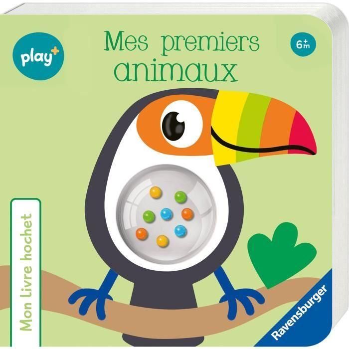 Ravensburger 13099029 Libro Sonajero Interactivo Play+ Colección 'Mis Primeros Animales' para Bebés y Niños Pequeños Ravensburger 13099029 Libro Sonajero Interactivo Play+ Colección 'Mis Primeros Animales' para Bebés y Niños Pequeños