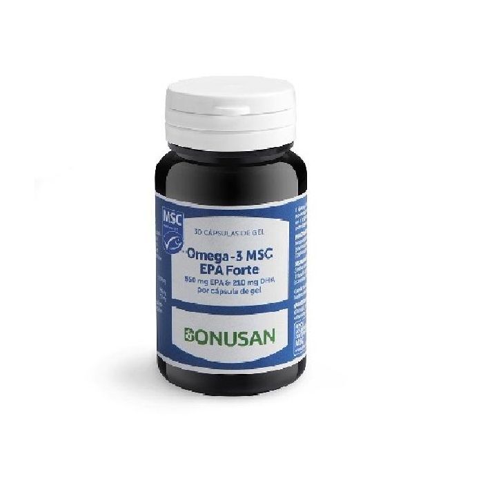 Bonusan Omega 3 MSC EPA Forte 550mg EPA 210mg DHA 30 Cápsulas de Aceite de Pescado