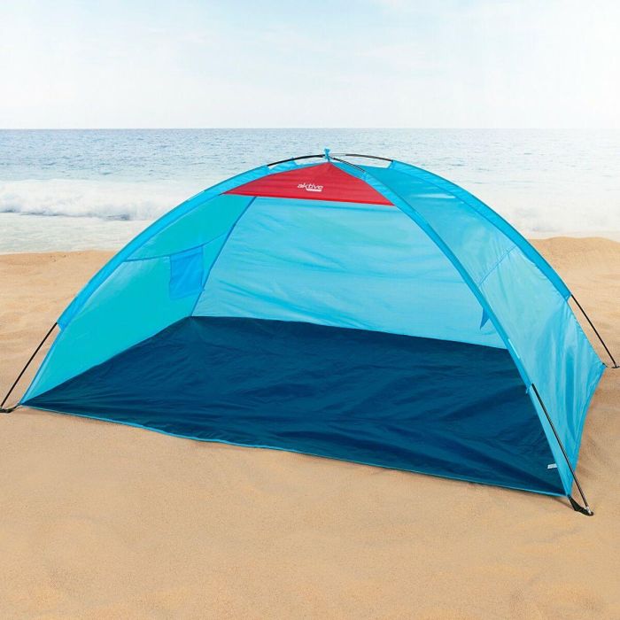 Paravientos Aktive Azul Poliéster Oxford 210D 200 x 92 x 130 cm 200 x 130 x 92 cm 4 Paravientos Aktive Azul Poliéster Oxford 210D 200 x 92 x 130 cm 200 x 130 x 92 cm 4