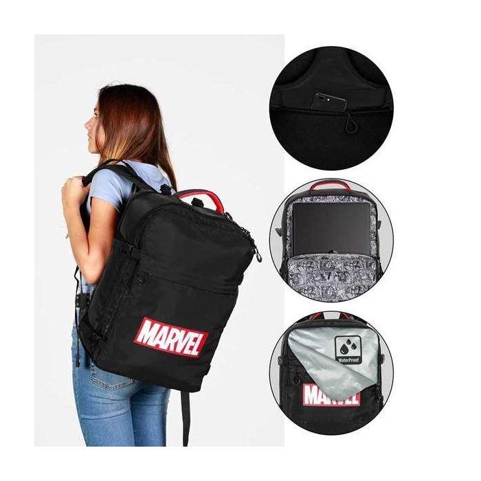 Karactermania Mochila Mercury Marvel Comics 33 x 23 x 47 cm, Gran Capacidad, Portátil hasta 17", Impermeable 7 Karactermania Mochila Mercury Marvel Comics 33 x 23 x 47 cm, Gran Capacidad, Portátil hasta 17", Impermeable 7
