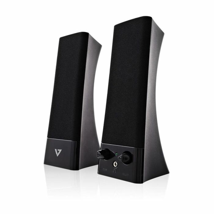 Altavoces PC V7 SP2500-USB-6N Negro 10 W Altavoces PC V7 SP2500-USB-6N Negro 10 W