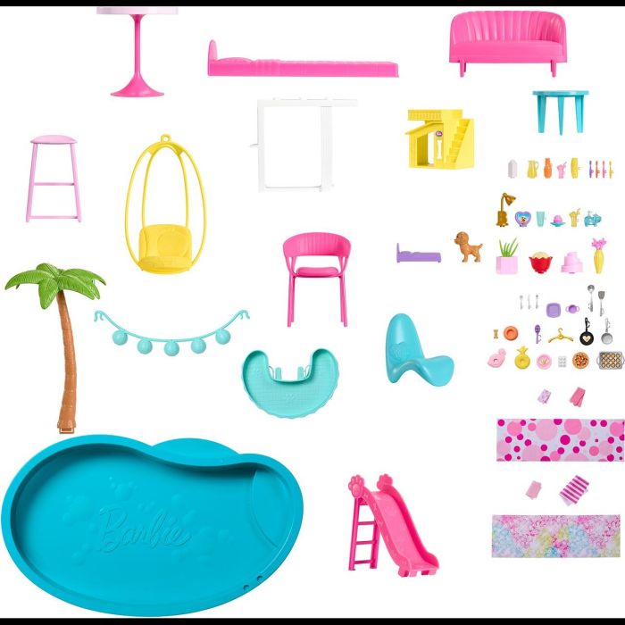 Barbie HMX10 Barbie Dreamhouse Box Muñeca Fashion para 3 años y más