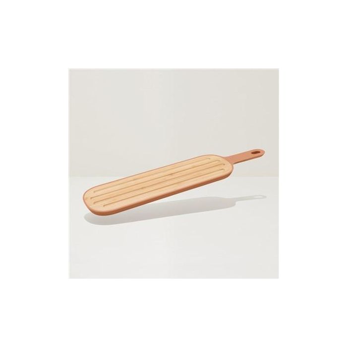 Berghoff 3950087 Tabla de Cortar Baguette de Bambú Ranurada para Migas Larga para Pan Francés 4 Berghoff 3950087 Tabla de Cortar Baguette de Bambú Ranurada para Migas Larga para Pan Francés 4