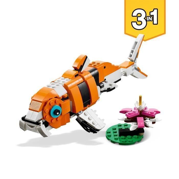 LEGO 31129 Creator 3 en 1 Su Majestad el Tigre, Set de Construcción de Juguetes de Animales para Niños y Niñas 9+ años 2 LEGO 31129 Creator 3 en 1 Su Majestad el Tigre, Set de Construcción de Juguetes de Animales para Niños y Niñas 9+ años 2