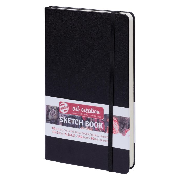 Talens Arts Creation Cuaderno Bocetos 13x21 cm 80H 140 gr Negro