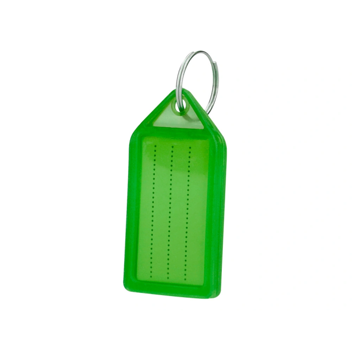 Q-connect Llavero portaetiquetas Premium, color verde, caja de 40 unidades 4