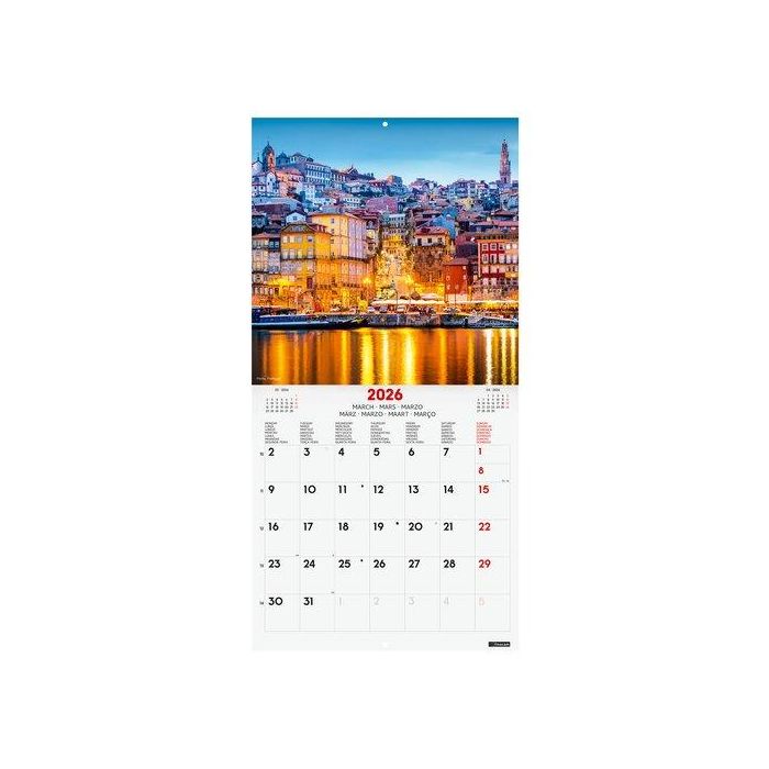 Calendario (2026) Finocam Internacional Pared Imagenes Mensual Para Escribir 300X300 Charming