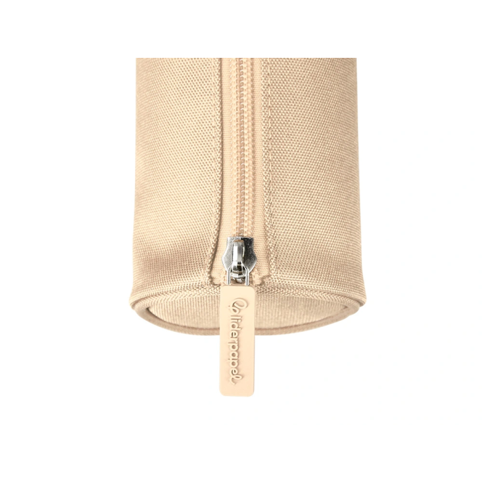 Liderpapel Estuche Portatodo Classic Cilindrico Ancho 210x70mm Crema 6