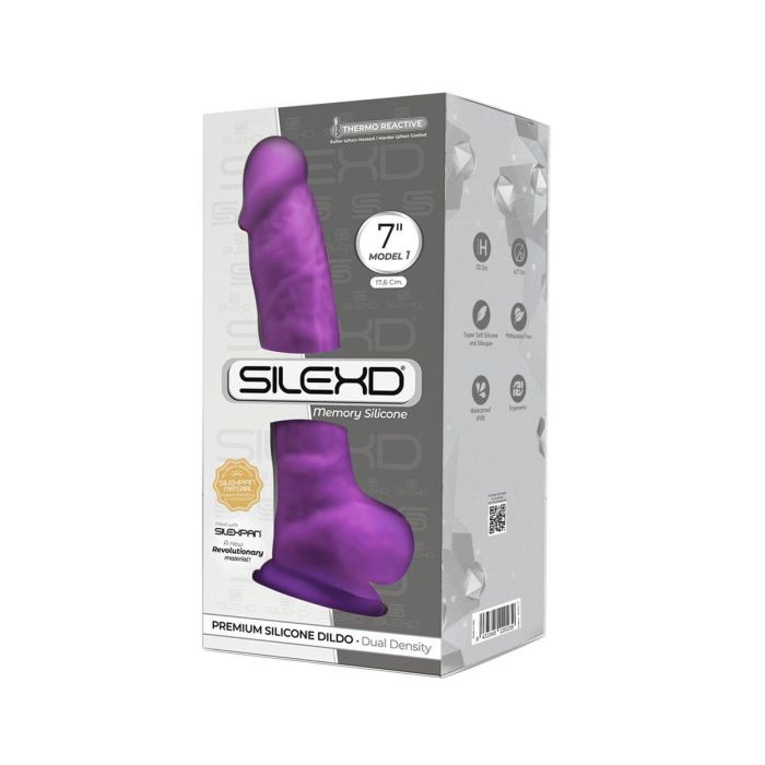 Consolador Realista Silexd Morado 2 Consolador Realista Silexd Morado 2