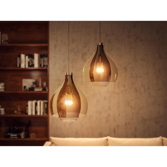 PHILIPS Hue White Ambiance - Bombilla LED conectada E27 - Equivalente a 9.5W 75W - Compatible con Bluetooth 2 PHILIPS Hue White Ambiance - Bombilla LED conectada E27 - Equivalente a 9.5W 75W - Compatible con Bluetooth 2