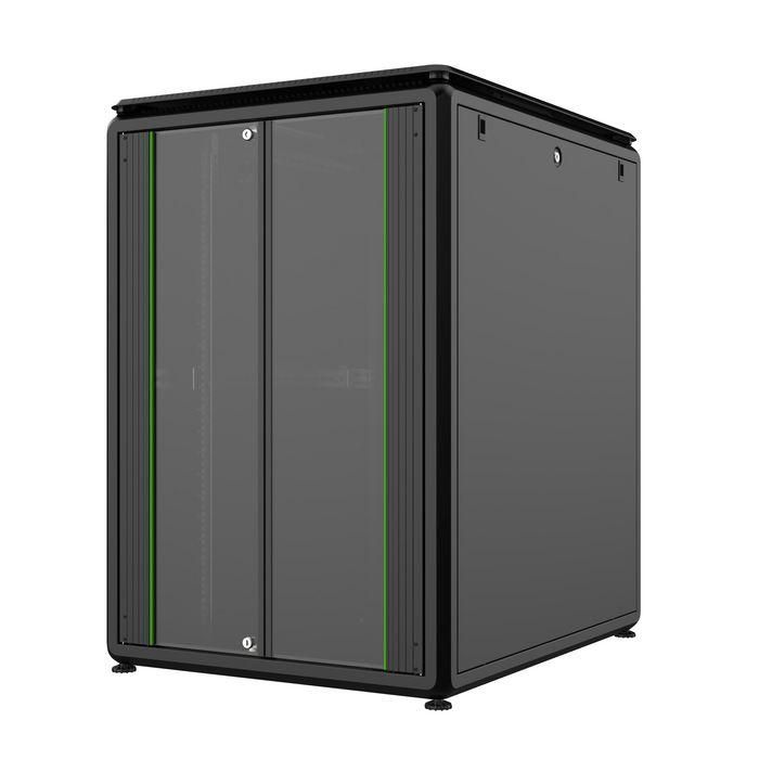 Lanview Armario Rack 19'' 22U de Pie 800x1000x1164mm para Servidores y Cableado con Puerta Frontal de Cristal Templado Lanview Armario Rack 19'' 22U de Pie 800x1000x1164mm para Servidores y Cableado con Puerta Frontal de Cristal Templado