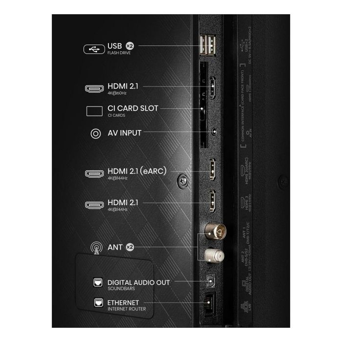 Hisense 55E77Q PRO Smart TV 4K QLED 55" (139cm) Negro 2