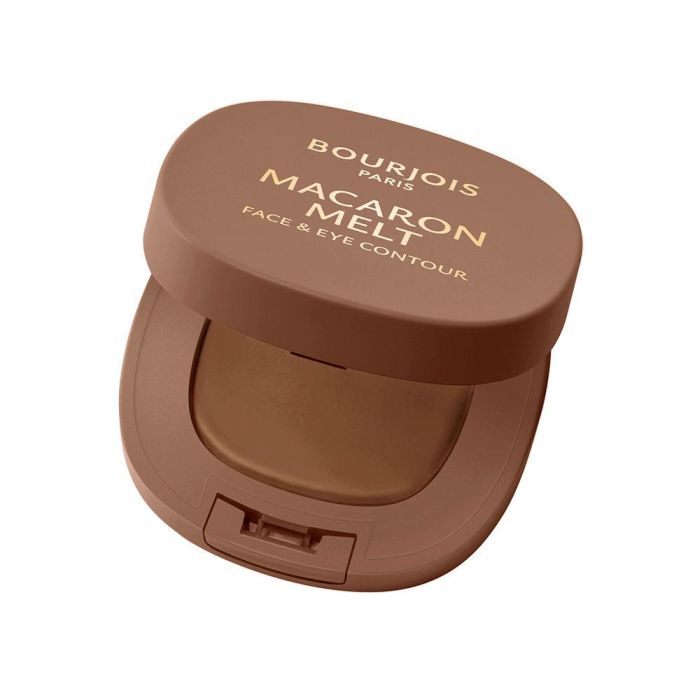 Bourjois MACARON MELT Bronceador y Contorno de Ojos Compacto Creamy, #01-Vanilla Very Light, 5 g - Textura Crema con Acabado Mate y Espejo 1