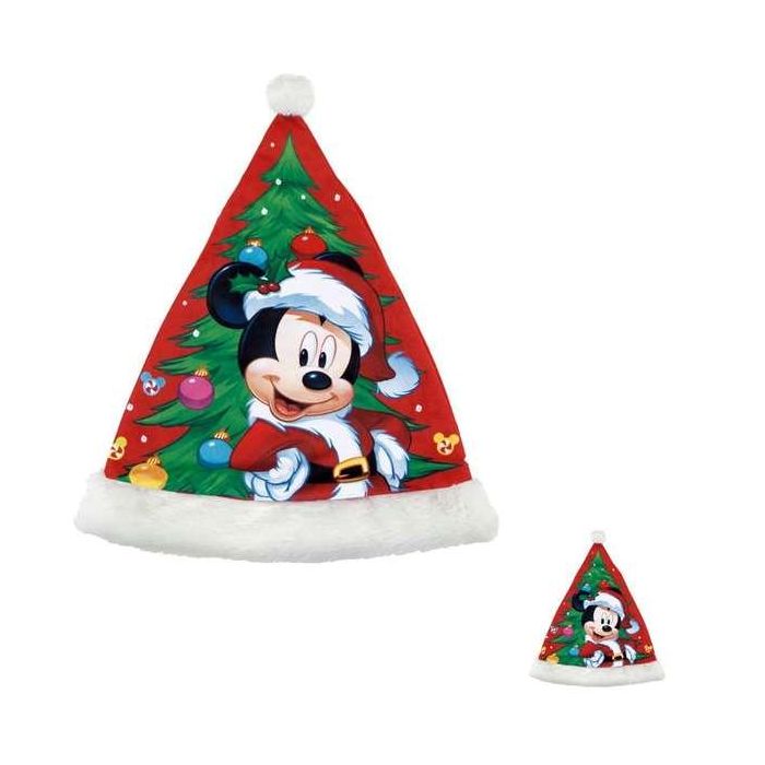 Gorro de Papá Noel Mickey Mouse Happy smiles Infantil 37 cm 2 Gorro de Papá Noel Mickey Mouse Happy smiles Infantil 37 cm 2