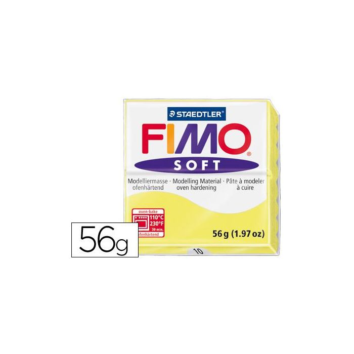 Pasta Staedtler Fimo Soft 57 gr Color Amarillo Limon