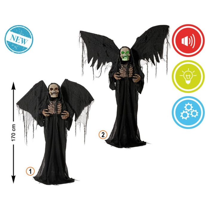 Decoración para Halloween Esqueleto 170 x 120 x 18 cm 1 Decoración para Halloween Esqueleto 170 x 120 x 18 cm 1