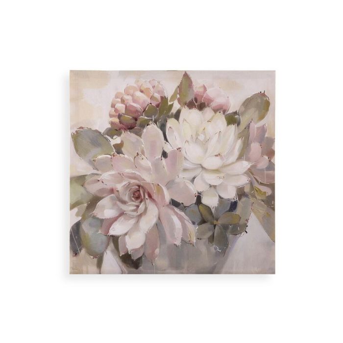 Cuadro Versa Flores 2,5 x 40 x 40 cm 5 Cuadro Versa Flores 2,5 x 40 x 40 cm 5