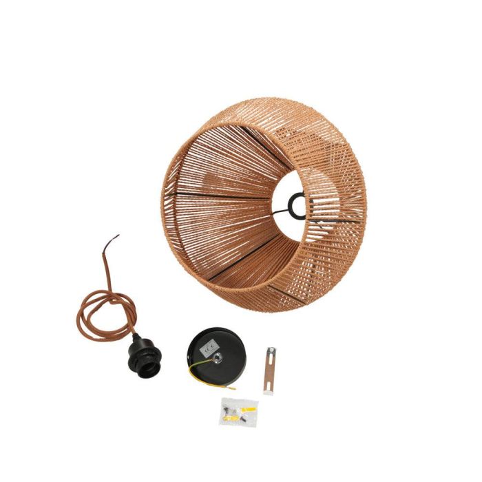 Lámpara Colgante Cuerda Natural "Buenavista" para Salón, Comedor, Restaurante, compatible bombilla E27 (no incluida) SKD-P80053 7