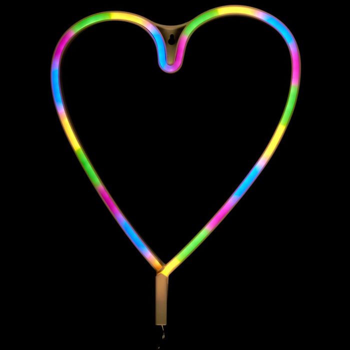 Deco Neón Led Corazón Colores Home Deco Factory Deco Neón Led Corazón Colores Home Deco Factory