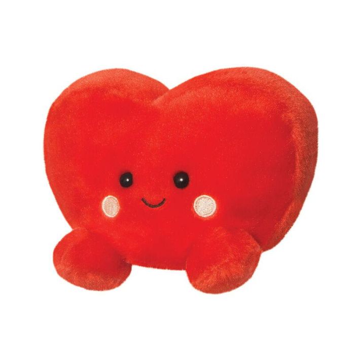 PALM PALS Peluche Corazón Suave 13 cm - Muñeco de Peluche Pequeño con Forma de Corazón 1
