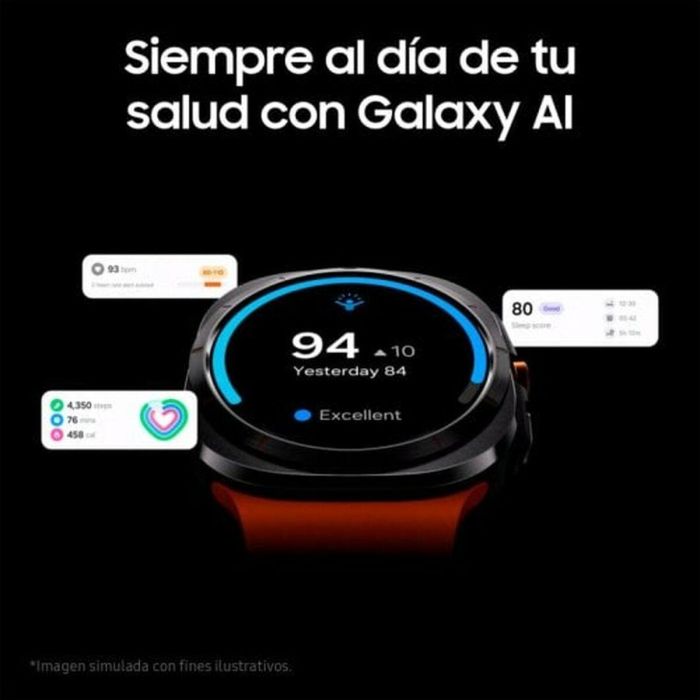 Smartwatch Samsung Galaxy Watch Ultra 4G Gris Naranja Gris oscuro 2