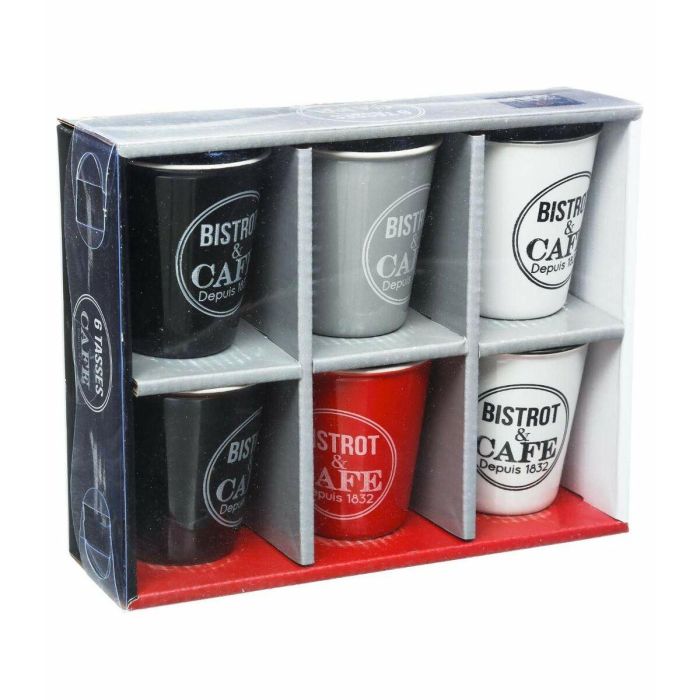 Juego de Café 5five Simply Smart Bistrot Multicolor 110 ml 1 Juego de Café 5five Simply Smart Bistrot Multicolor 110 ml 1