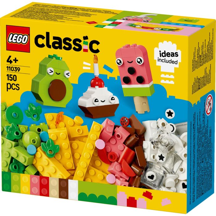 LEGO 11039 Classic Amigos Nutritivos Creativos Set de Construcción de Ladrillos para Niños +4 Años: Crea Alimentos 10