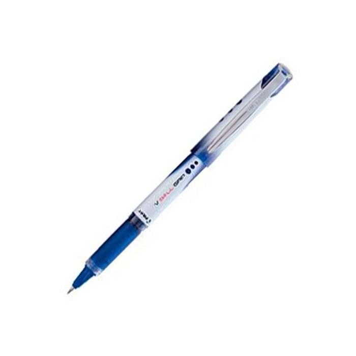 Pilot Roller V-Ball 5 Grip Tinta Líquida 0.5 mm Azul con Visor de Tinta y V-System (12 Unidades) (12 Unidades)
