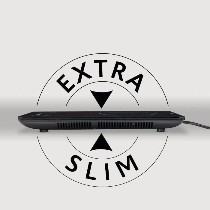 Brandt Placa de inducción 2 fuegos, 3400 W, 10 niveles de potencia, Temporizador 180 minutos, Seguridad completa, 60 cm Ancho 2