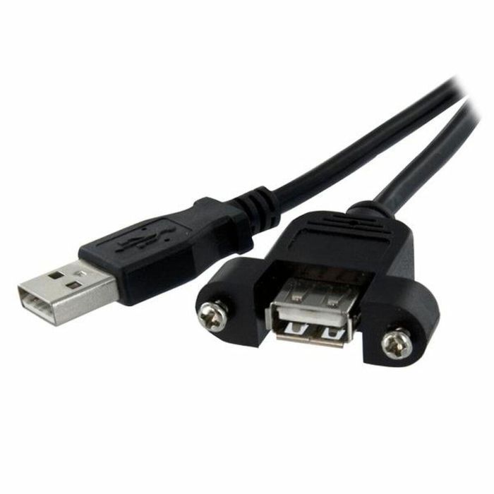 Cable Micro USB Startech USBPNLAFAM3 90 cm Negro