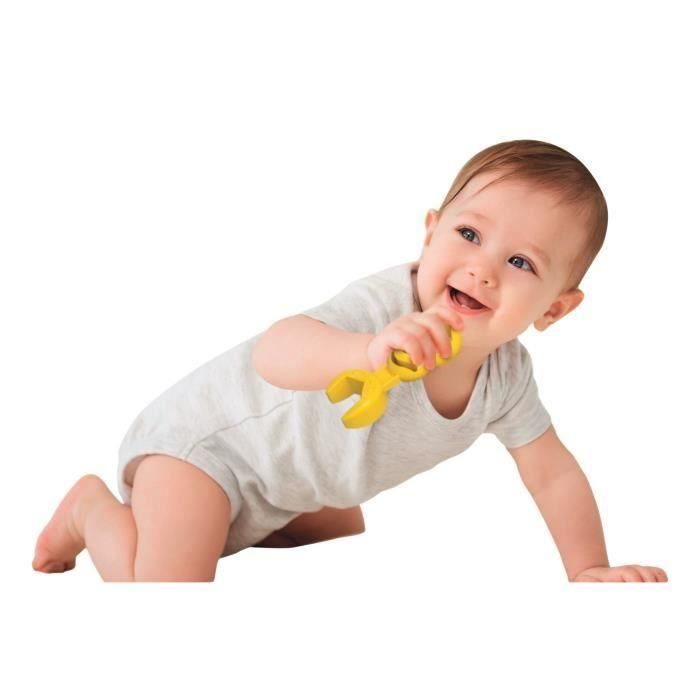 Baby Clementoni 17042 Banco de Trabajo con 3 herramientas (martillo, destornillador, llave inglesa) y 6 accesorios para niños +10 meses 4 Baby Clementoni 17042 Banco de Trabajo con 3 herramientas (martillo, destornillador, llave inglesa) y 6 accesorios para niños +10 meses 4
