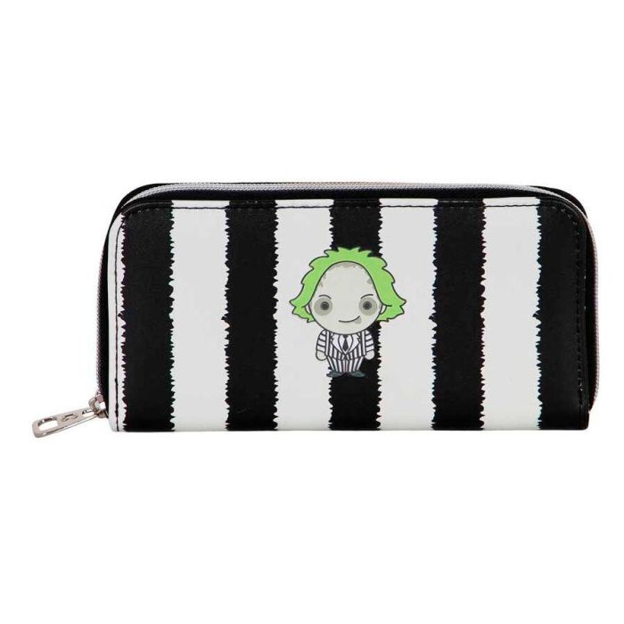 Bitelchús / Beetlejuice Billetero Essential Stripes Blanco - 12 compartimentos para tarjetas, monedero con cremallera 0 Bitelchús / Beetlejuice Billetero Essential Stripes Blanco - 12 compartimentos para tarjetas, monedero con cremallera 0
