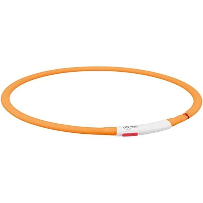 Collar LED para Mascotas Trixie Naranja Talla única 10 Collar LED para Mascotas Trixie Naranja Talla única 10