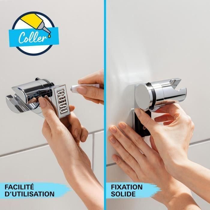 Set de ducha con rociador lluvia de 1 chorro, soporte y flexo de 1,75m - GROHE Vitalio Start 110 27944001 - Ahorro de agua 5 Set de ducha con rociador lluvia de 1 chorro, soporte y flexo de 1,75m - GROHE Vitalio Start 110 27944001 - Ahorro de agua 5