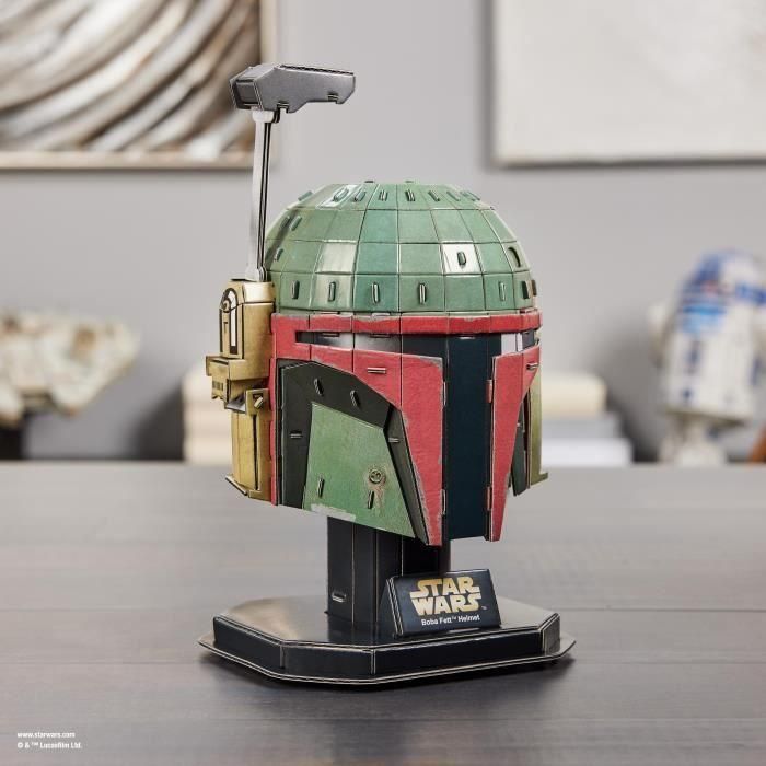 CASCO SPIN MASTER BOBA FETT Star Wars 4D Construir 4