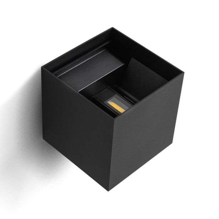 Aplique LED Exterior 2x5W 100Lm/W IP65 Negro 4000K [HO-APL06-IP65-B-W] 4