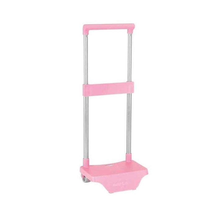 Carro portamochilas rosa. abierto: 22x17x67,5 cm 1 Carro portamochilas rosa. abierto: 22x17x67,5 cm 1