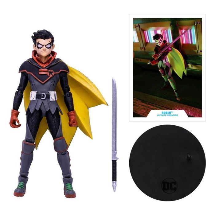 Mcfarlane toys DC Multiverse Robin Figura Articulada con Accesorios, 18 cm 1