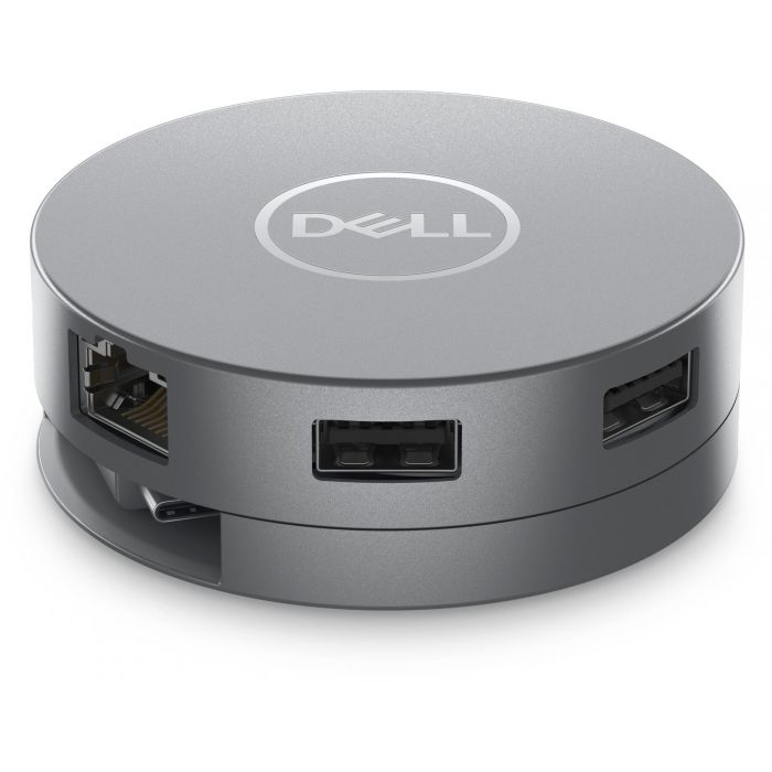 Dell DA305 Adaptador multipuerto USB-C 6 en 1: 2xUSB 3.2, HDMI 2.0, DisplayPort, Ethernet Gigabit, VGA – Plata 2
