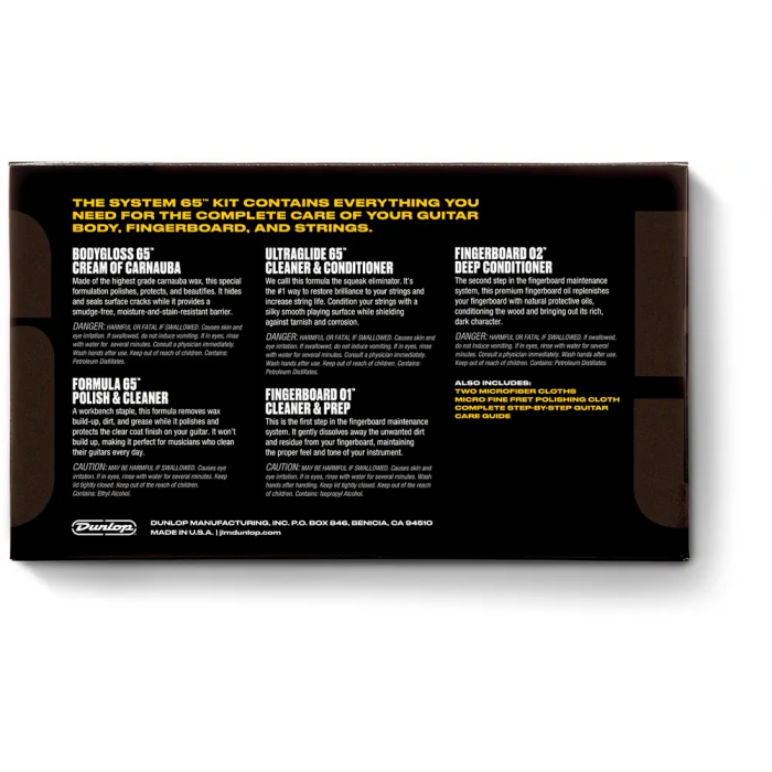 Dunlop Kit De Mantenimiento Para Guitarra 2