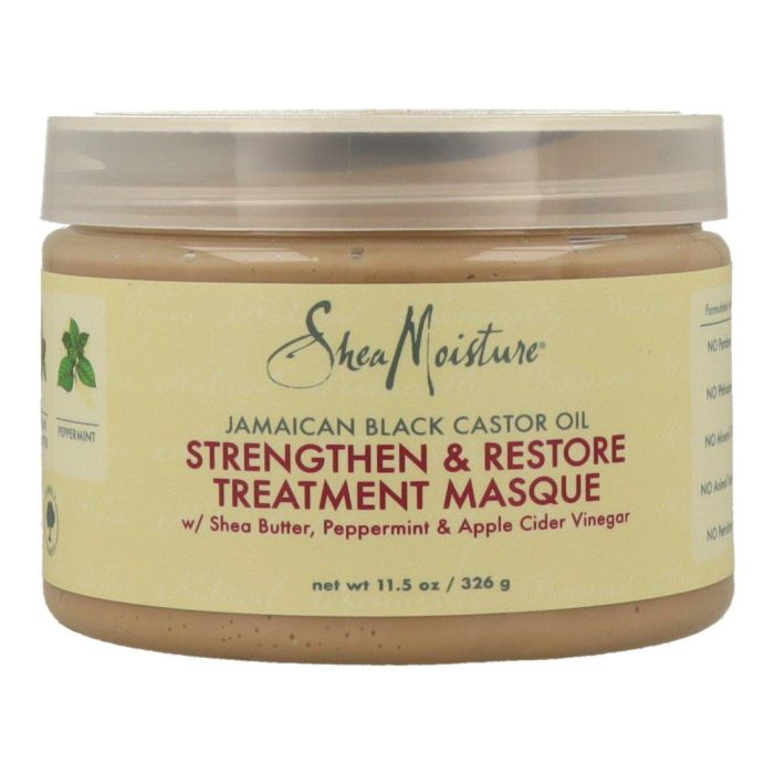 Shea Moisture Jamaican Black Castor Oil Mascarilla Fortalecer & Restaurar Cabello Dañado o Quebradizo 340g